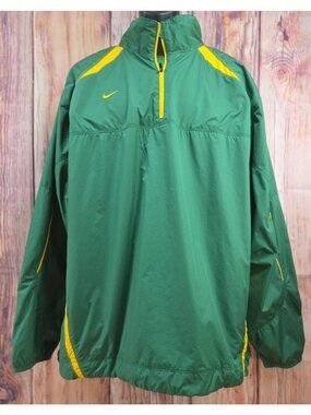 Nike Storm-FIT Green Quarter-Zip Pullover Windbreaker XXL